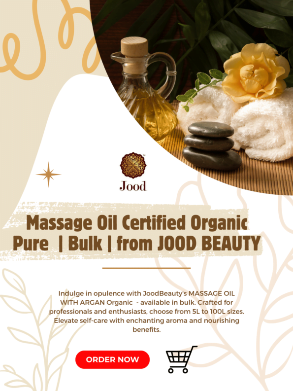 Massage Oil Certified Organic Pure Bulk from JOOD BEAUTY